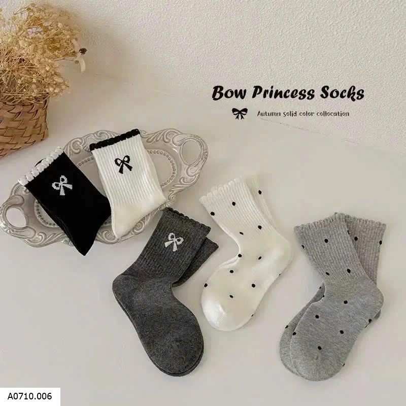 SET 5 ĐÔI TẤT DÀI CHO BÉ   Giá sỉ 49k/set 5 đôi 