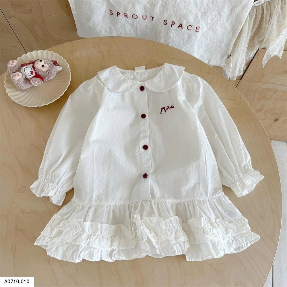VÁY SƠ MI DÀI TAY BG     Giá sỉ 128k