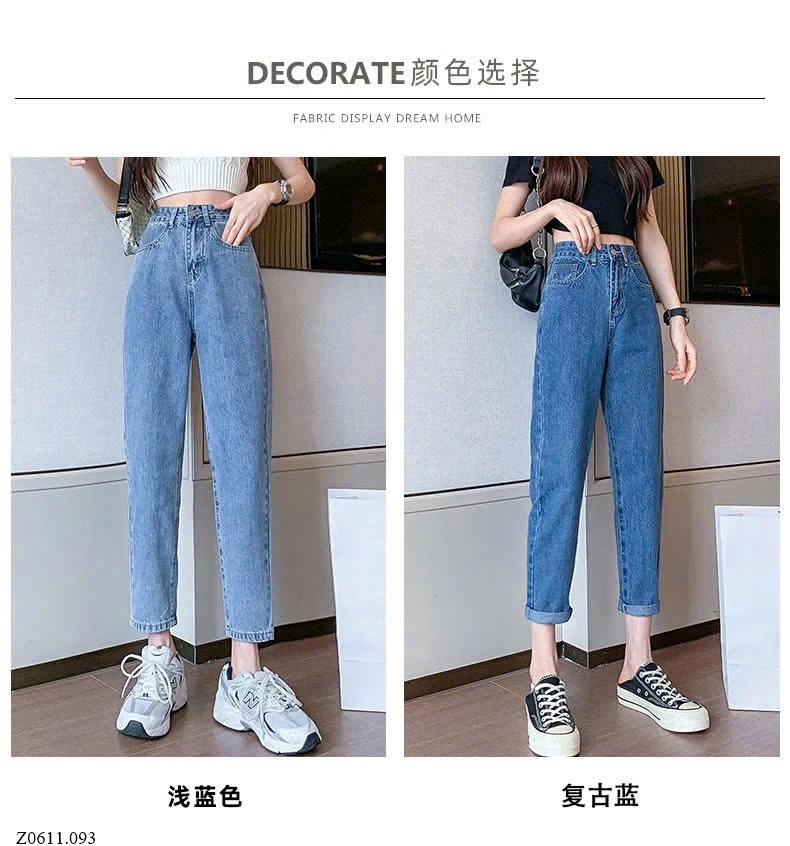 QUẦN BAGGY JEAN NỮ   Sỉ 120k