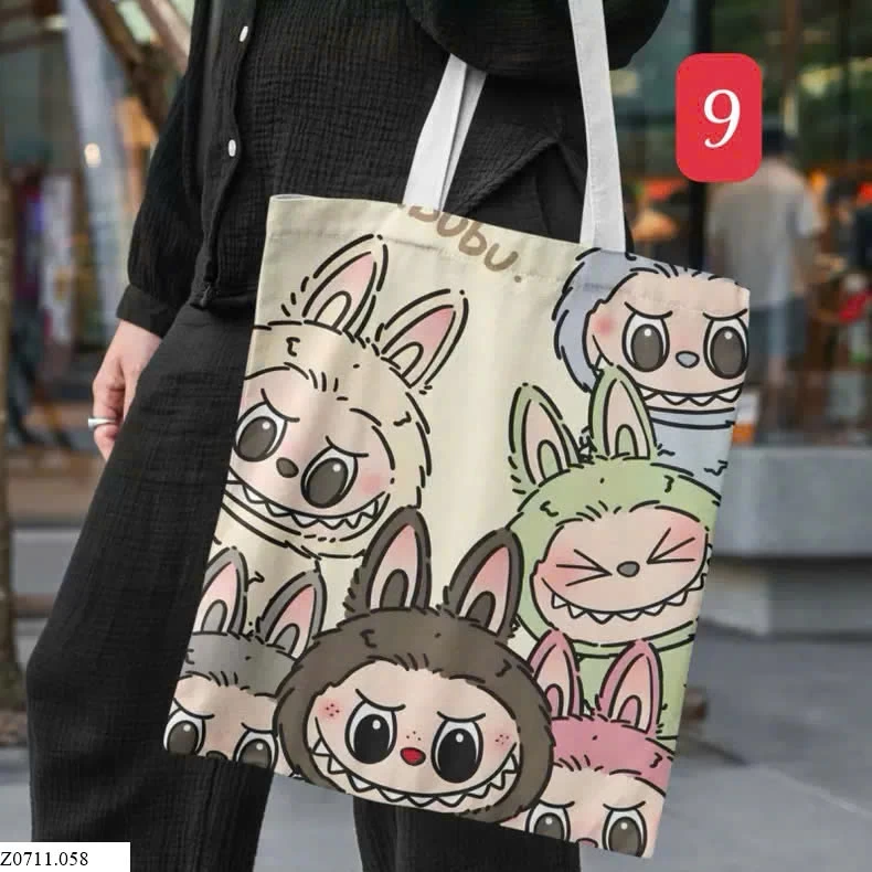  TÚI TOTE LABUBUUUU  Sỉ 27k