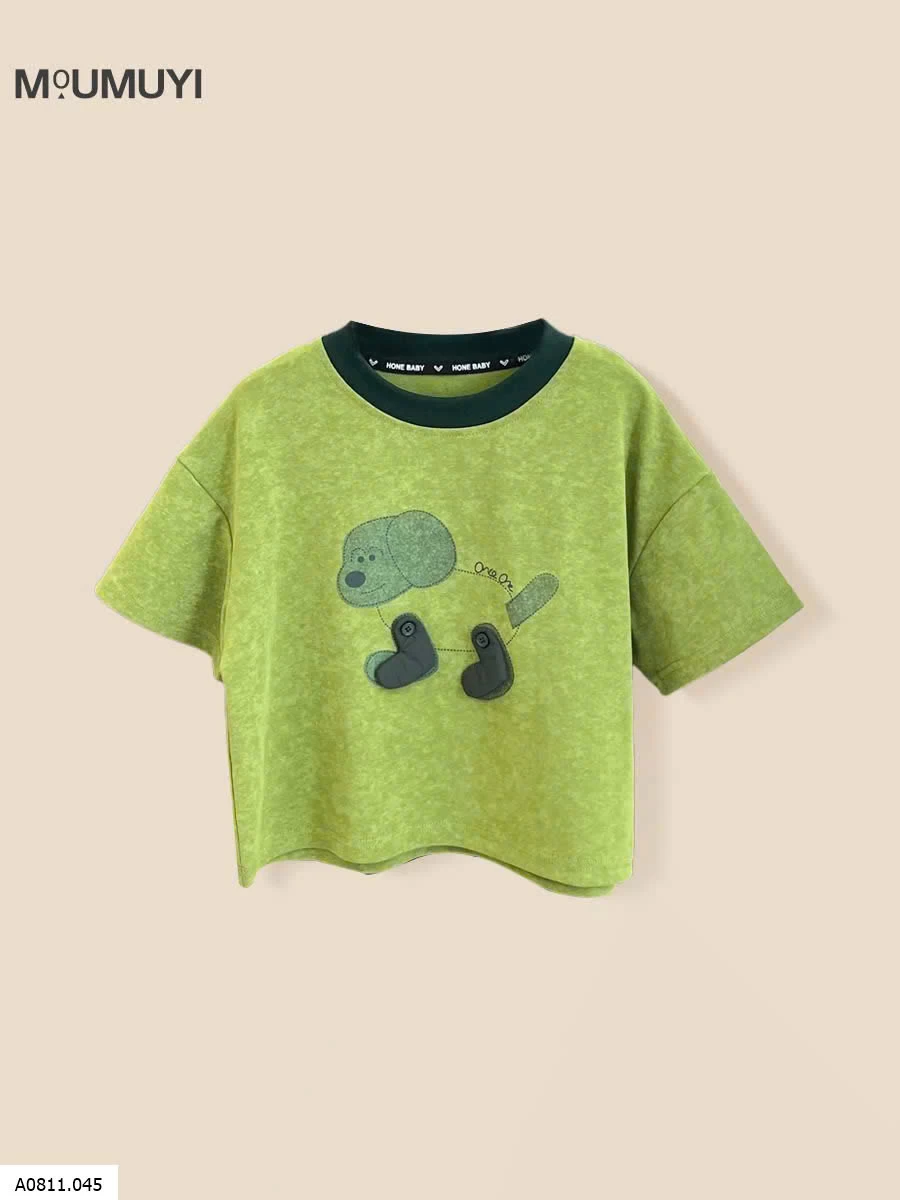 ÁO THUN CÚN XANH LÁ  Giá sỉ 106k