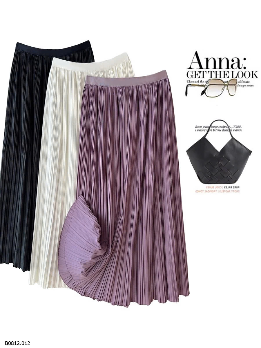 CHÂN VÁY XẾP LY ANNA  Giá sỉ 158k