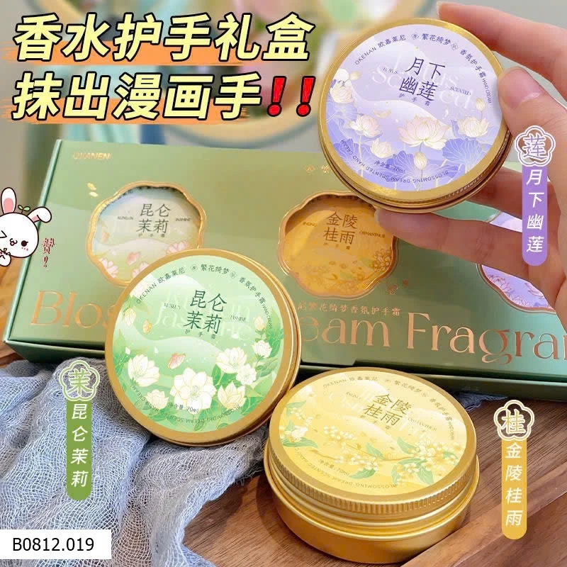 SET DƯỠNG TAY HƯƠNG HOA  Giá sỉ 80k/ COMBO 3 HŨ