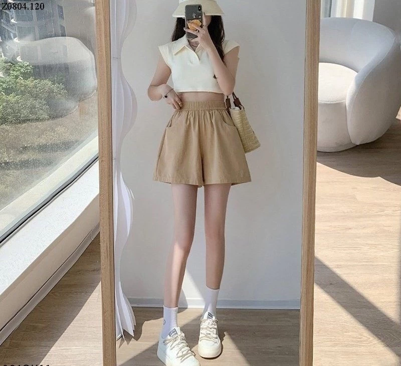 QUẦN SHORT ĐŨI CÓ TÚI NỮ  Only   Si 75k/c