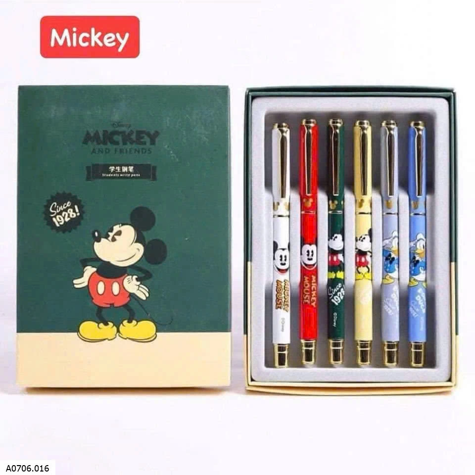 HỘP 6 BÚT MỰC DISNEY  Sỉ 115k