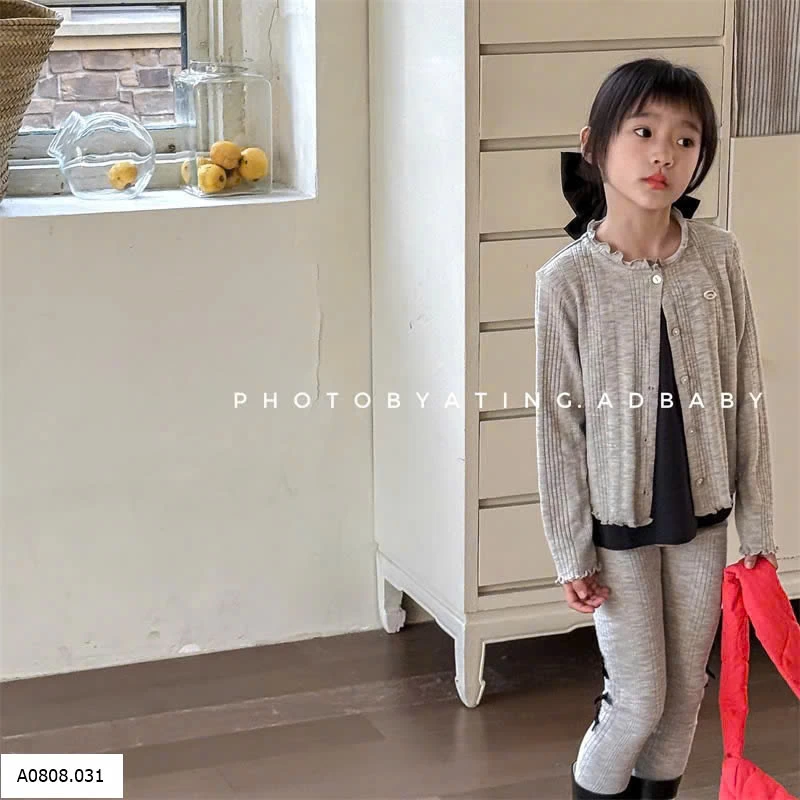 SET ÁO CARDIGAN MIX QUẦN LEGGING    Sỉ 198k