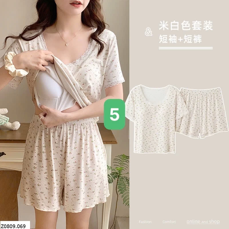 BỘ MẶC NHÀ KÈM BRA CAO CẤP   Sỉ 152k