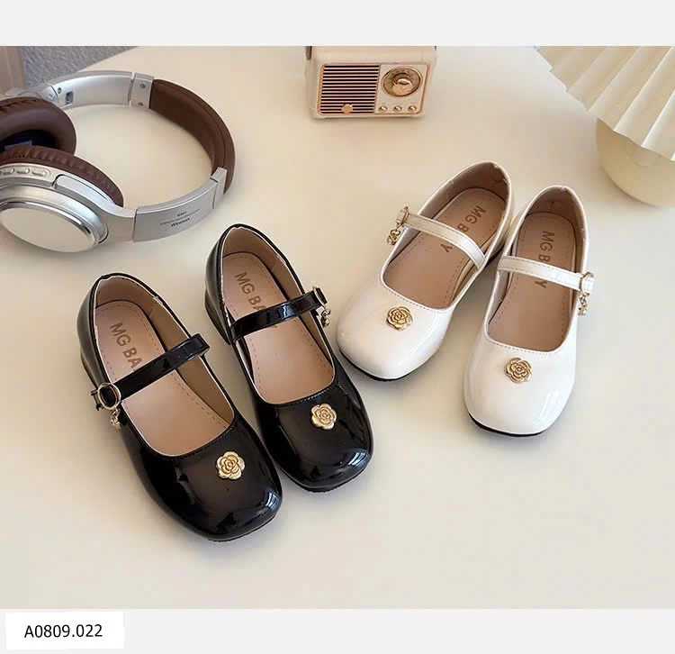 GIÀY BÚP BÊ HOA TRÀ BG    Giá sỉ sz 27-31: 137k  sz 32-36: 147k 