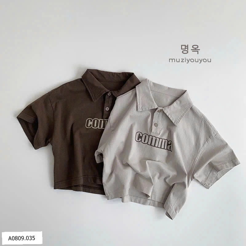 ÁO CỘC TAY CỔ POLO CHO BÉ TRAI   Giá sỉ 113k