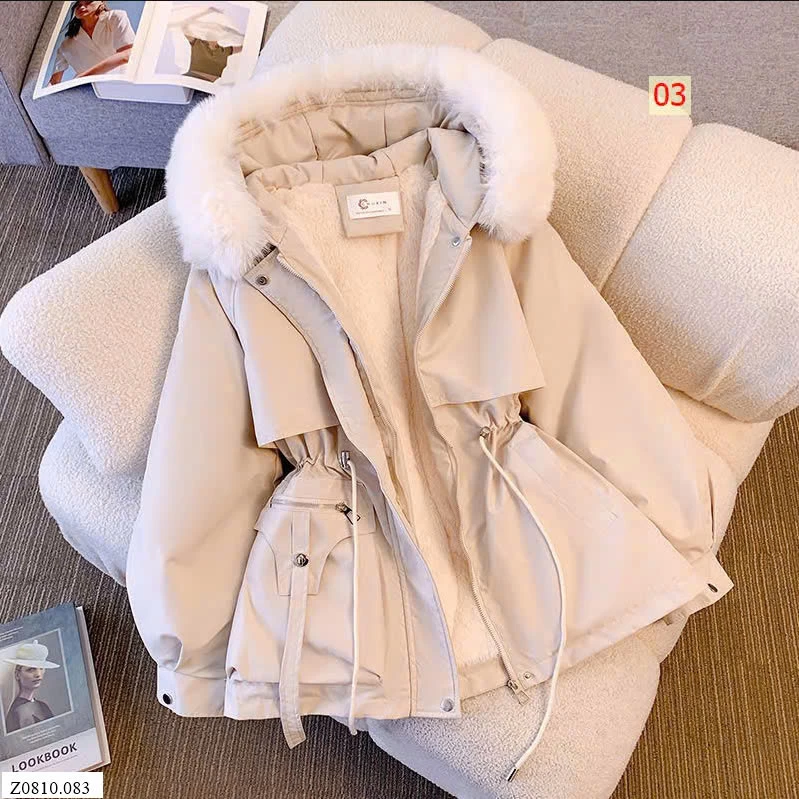 ÁO KHOÁC PARKA NỮ LÓT LÔNG Sỉ 265k