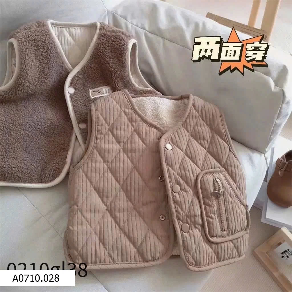 ÁO KHOÁC GILE LÔNG CHO BÉ   Giá sỉ 100k