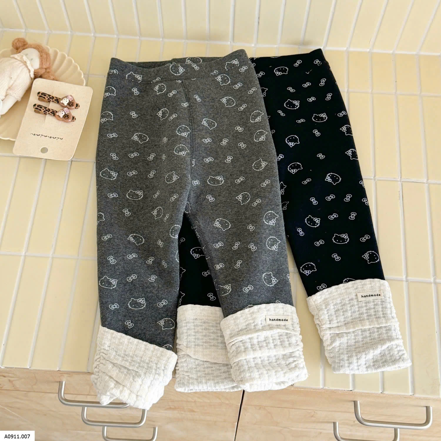 QUẦN LEGGING MÈO KITTY NINGLI   Giá sỉ 122k