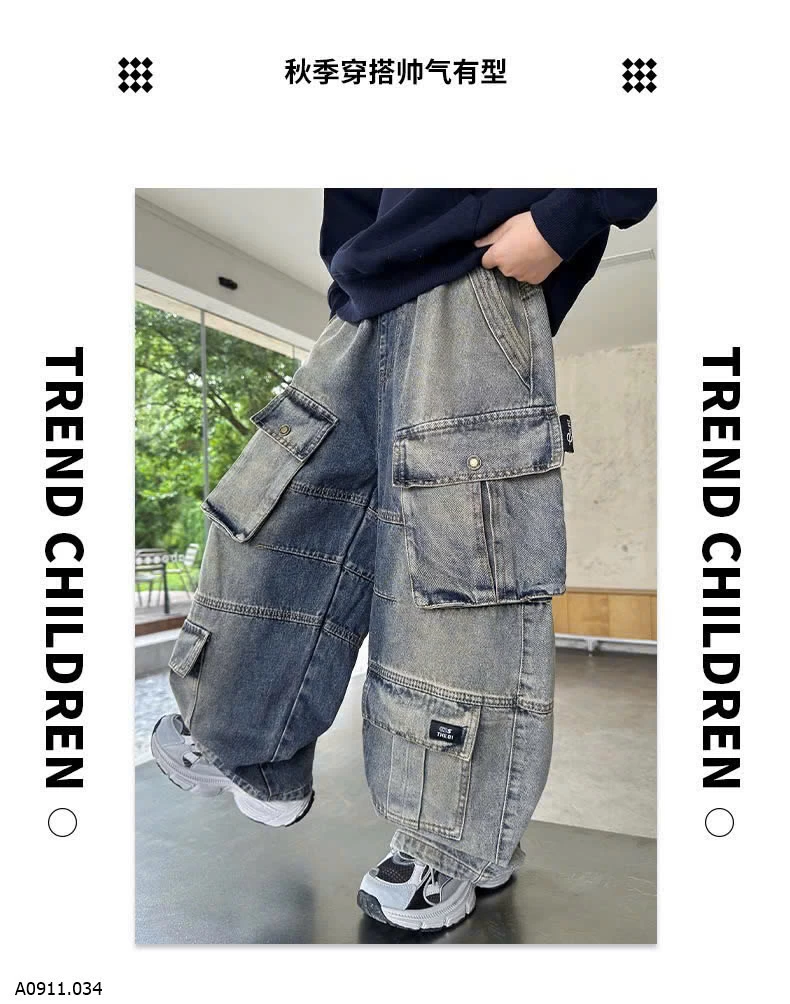 QUẦN JEAN SUÔNG TÚI HỘP BT  Giá sỉ 232k