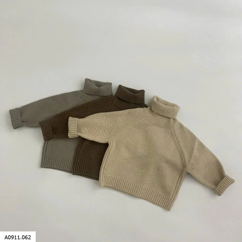 ÁO LEN CỔ LỌ MTINY QUEEN CHO BÉ   Giá sỉ 177k