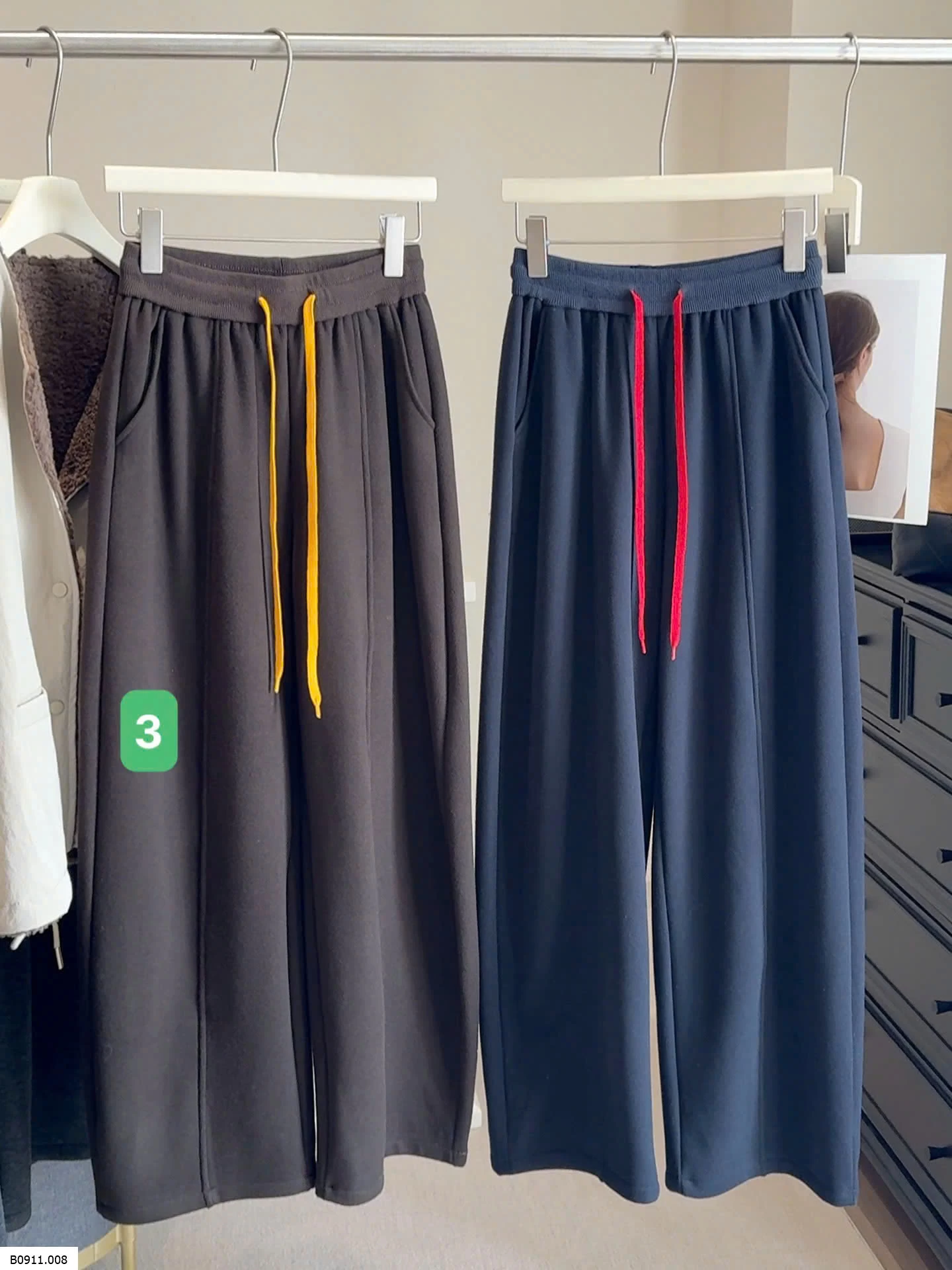 QUẦN NỈ SUÔNG PHỐI DÂY ANNA  Giá sỉ 214k