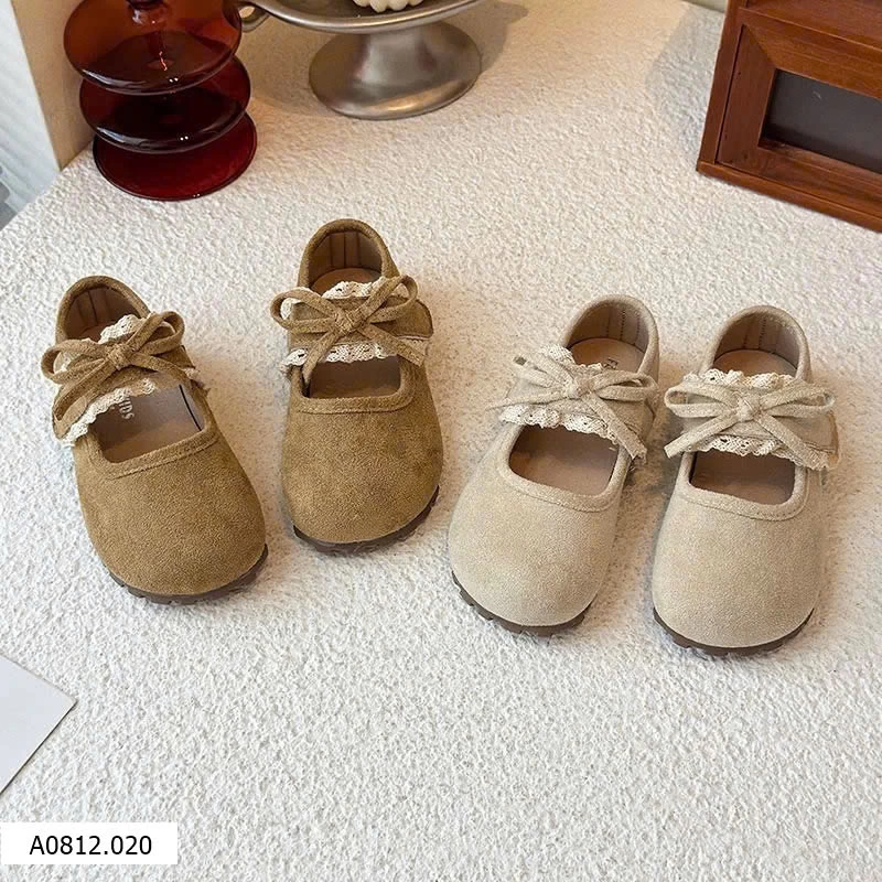 GIÀY DA LỘN MIX REN BG  Giá sỉ 21-25   115k 26-33    130k