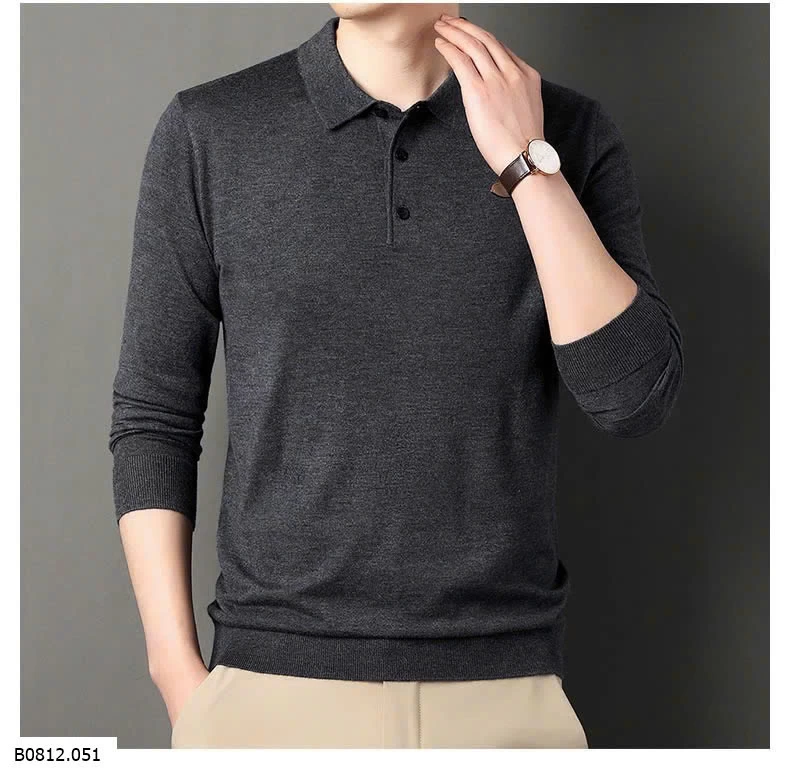 ÁO LEN CỔ SƠ MI THANH LỊCH Giá sỉ 200k