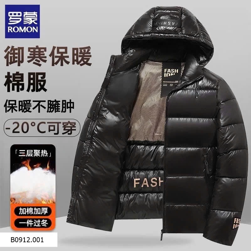 Áo khoác trần bông siu ấm ROMON Giá sỉ 345k