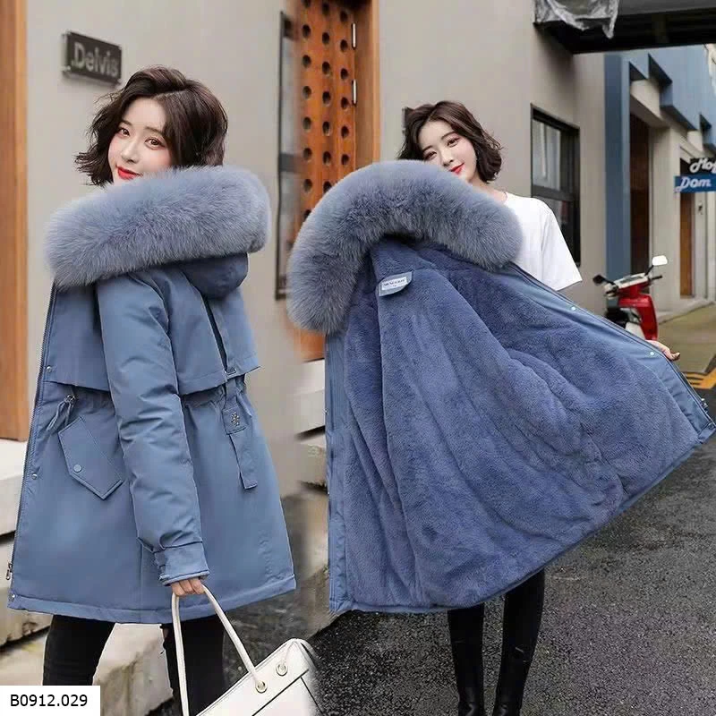 ÁO KHOÁC PARKA LÓT LÔNG CỪU CHO NỮ Giá sỉ 280k