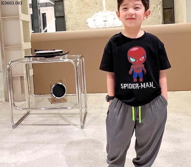 Áo siêu nhân người nhện, siêu anh hùng cho bé trai #Sỉ 75k