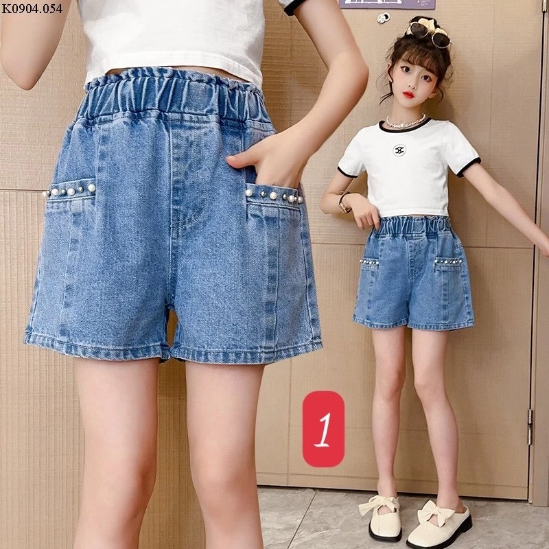 QUẦN SHORT JEAN CHO BÉ Mẫu 1-3: 103k Mẫu 4-5: 110k