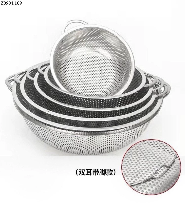 SET 3 RỔ INOX  Si 159k/set 3 rổ