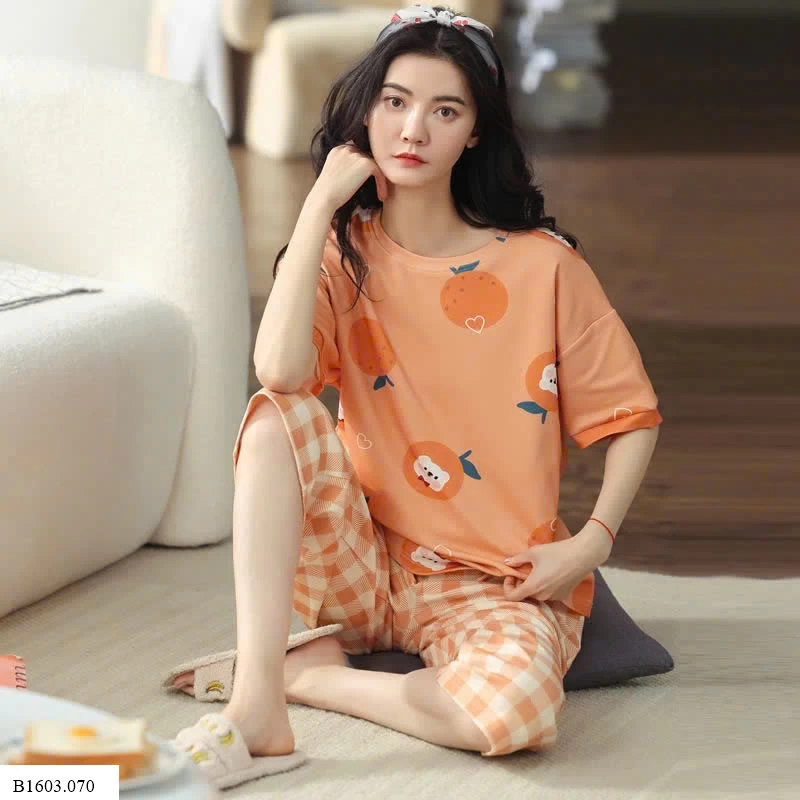 BỘ COTTON LỬNG NỮ MẶC NHÀ  Sỉ 150kA