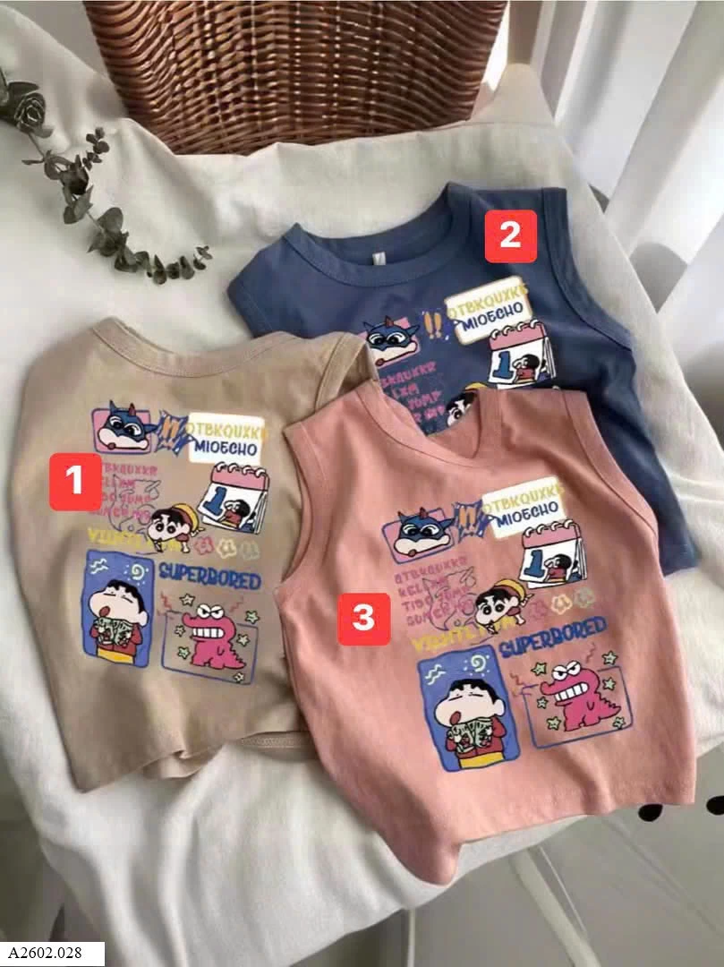 ÁO SÁT NÁCH CHO BÉ Sỉ 55k/ 1 chiếcA