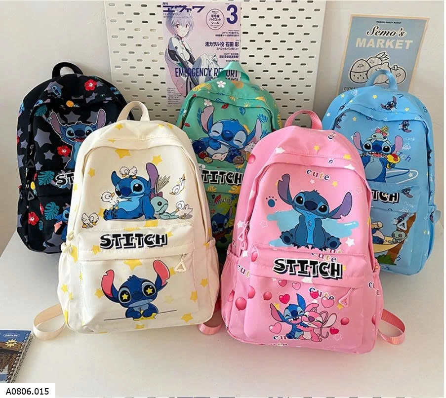 BALO HOẠT HÌNH STITCH CHO BÉ  Sỉ 90k