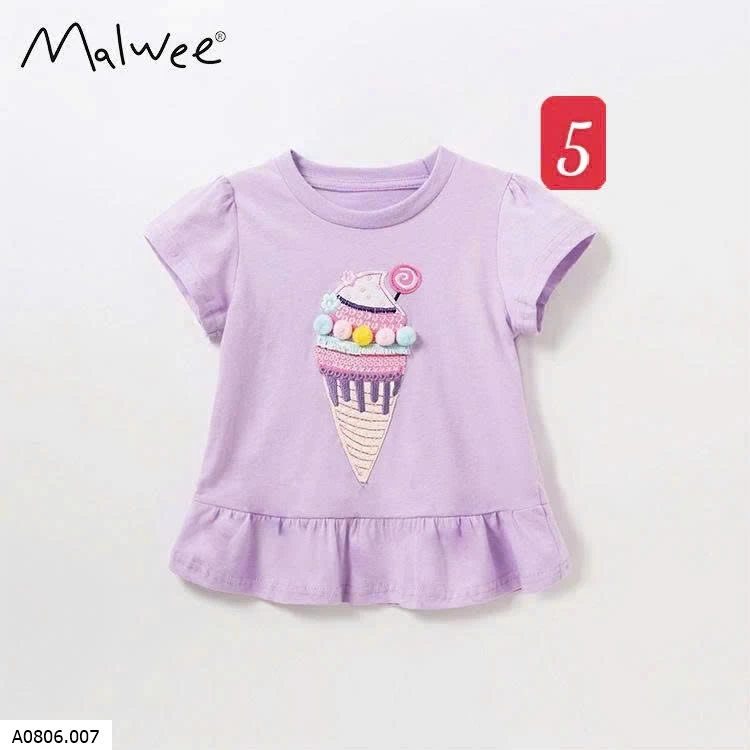 ÁO THUN BÉ GÁISỈ 75K