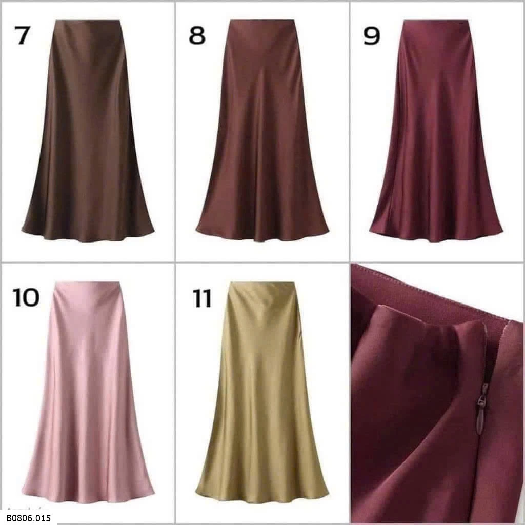 CHÂN VÁY LỤA SATIN ĐUÔI CÁ ANGLE Sỉ 150k