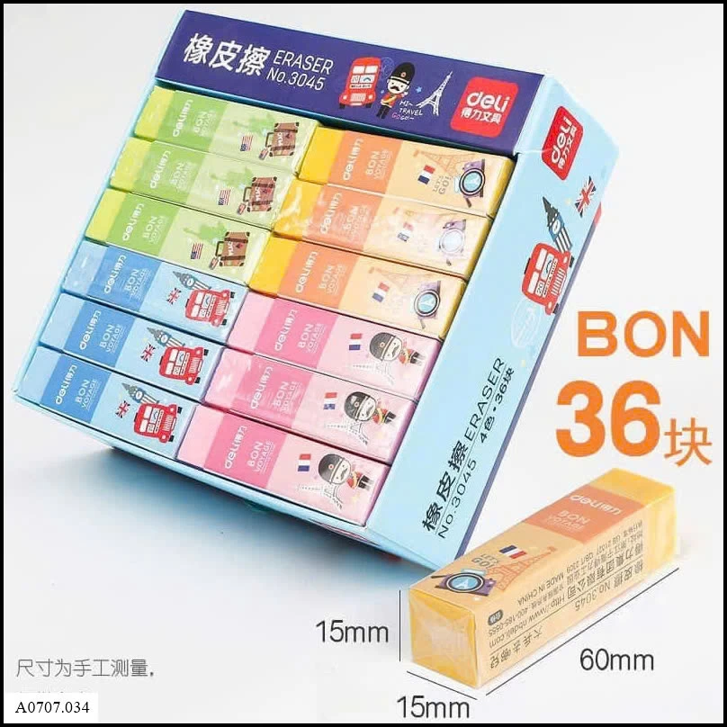 10 VIÊN TẨY BÚT CHÌ    Sỉ giá  48k/1 set 10 viên