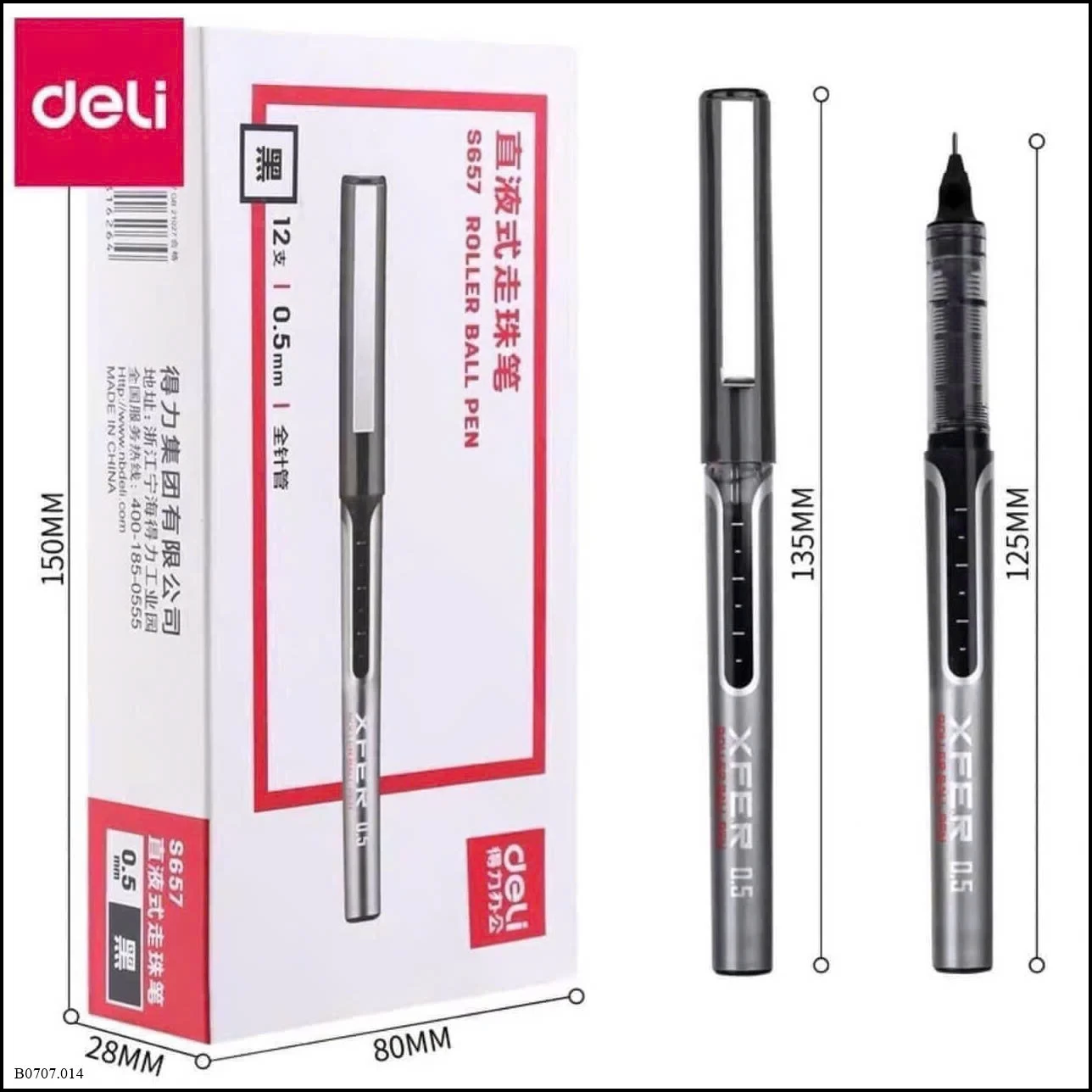  BÚT KIM NƯỚC HÃNG DELI  Sỉ giá 57k/ hộp 12c