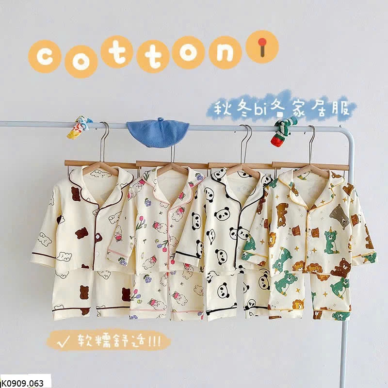 BỘ NGỦ PIJAMA CHO BÉ Si 125k 