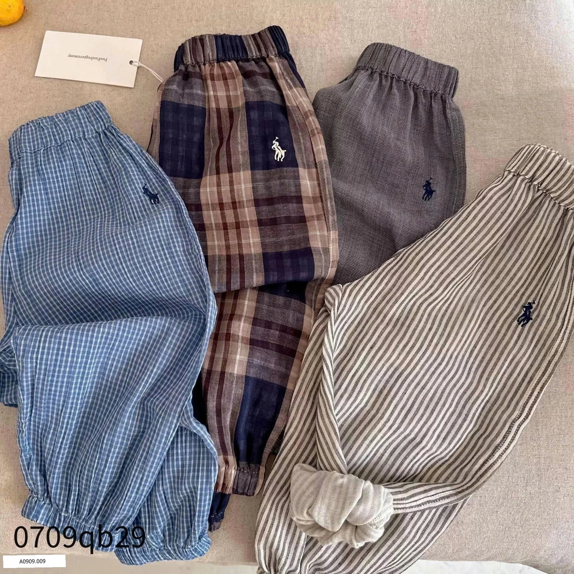 QUẦN BOM CHỐNG MUỖI THÊU NGỰA  Giá sỉ 80k 