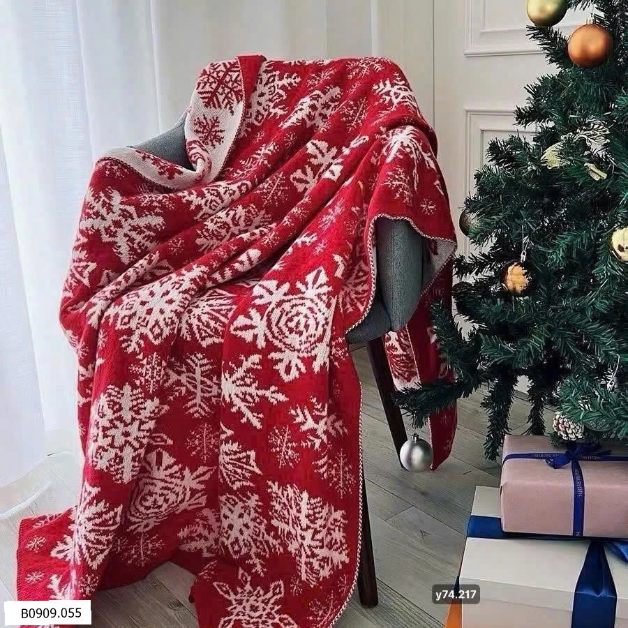 Chăn len mùa noel  Giá sỉ 120k
