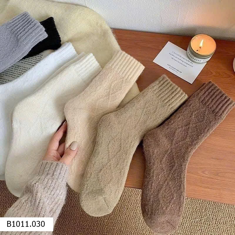 SET 10Đ TẤT TONE NÂU VINTAGE SIU DÀY ẤM   Giá sỉ 80k