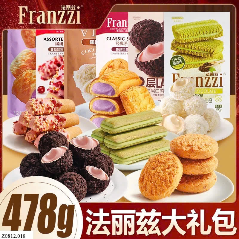 BÁNH FRANZZI 478G MIX 6 LOẠI Sỉ 115k/ 1 set 478gr