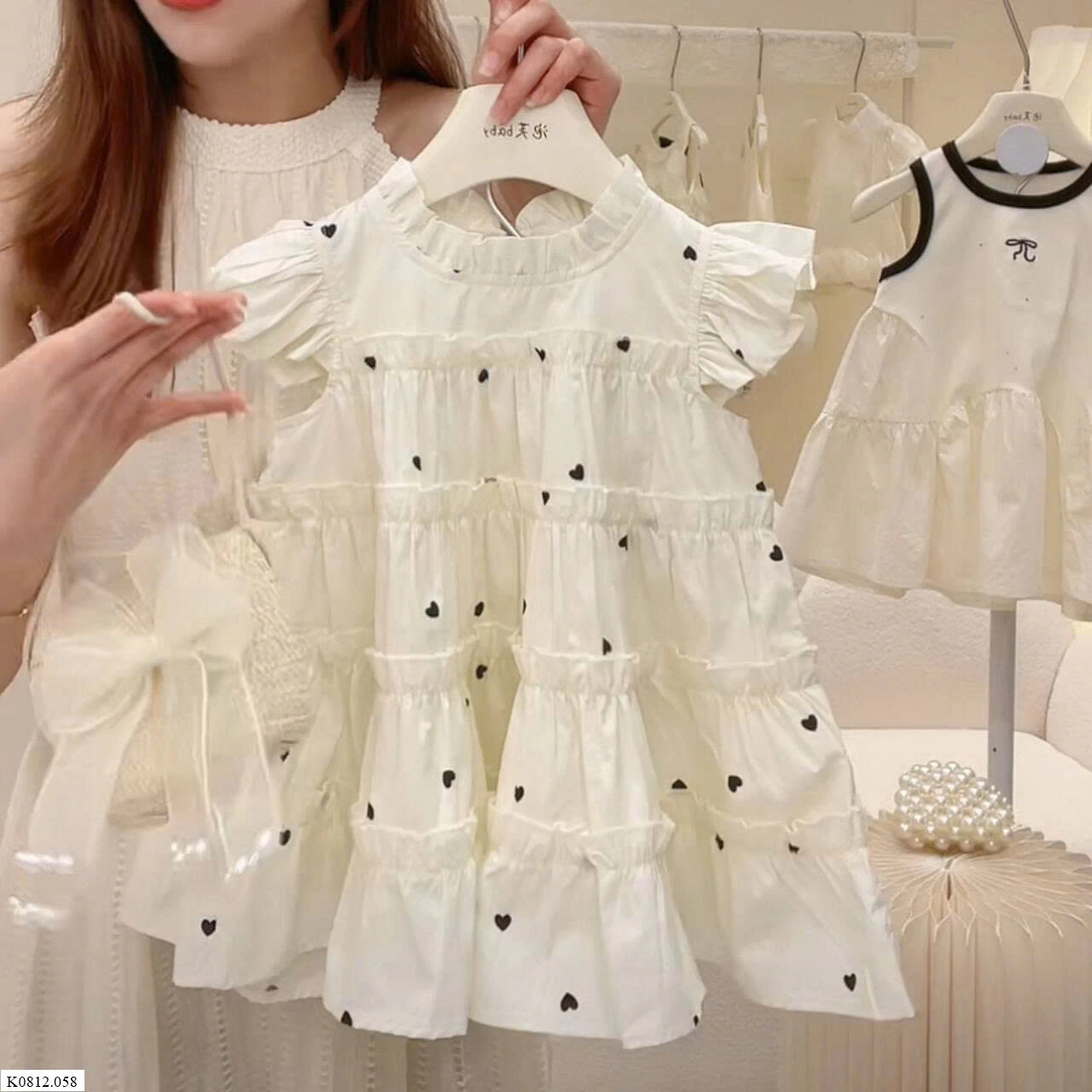 VÁY BABYDOLL CHO BÉ GÁI Giá sỉ như sau: số 1: 112k  số 2: 120k 