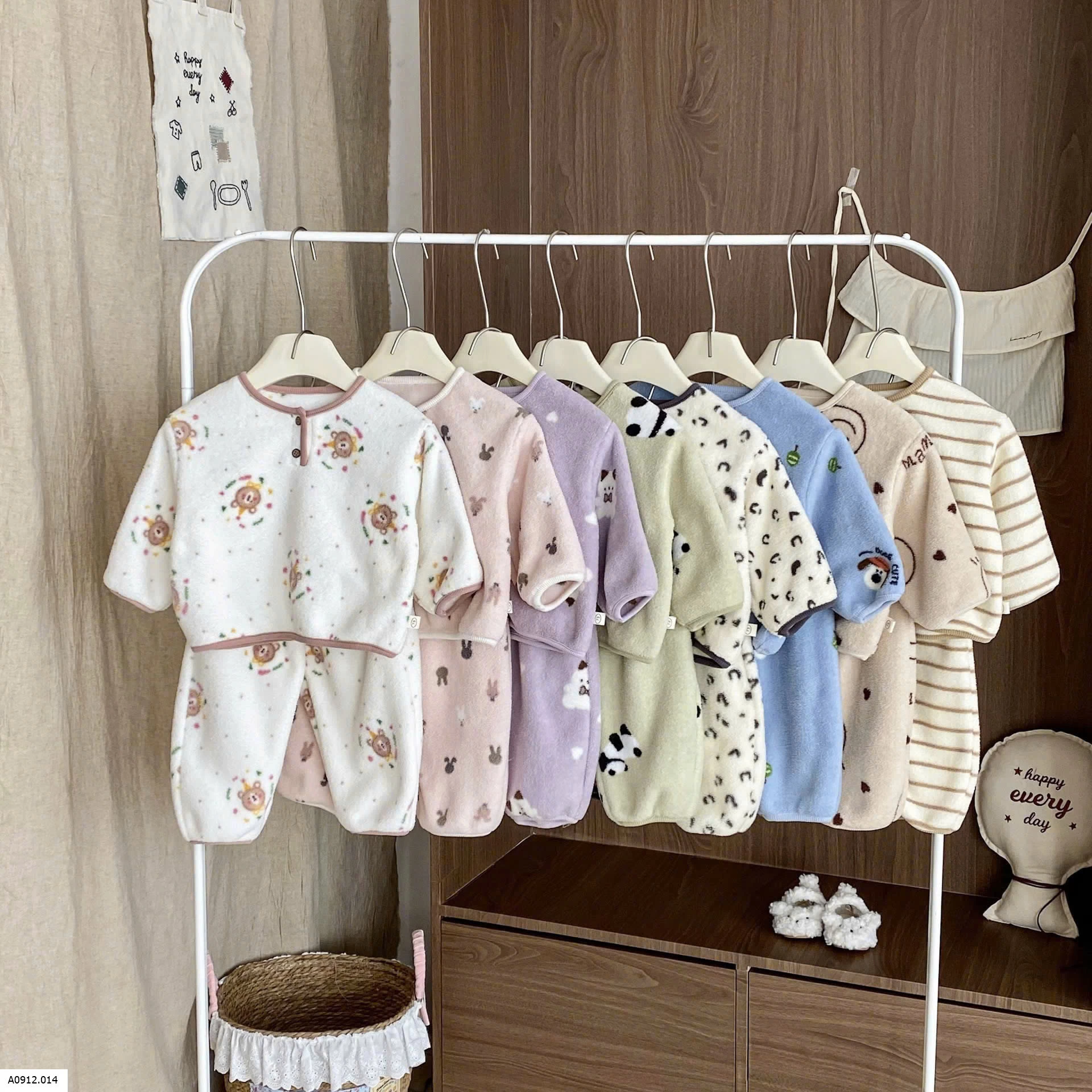 BỘ NGỦ LÔNG CỪU CHO BÉ  Giá sỉ 145k