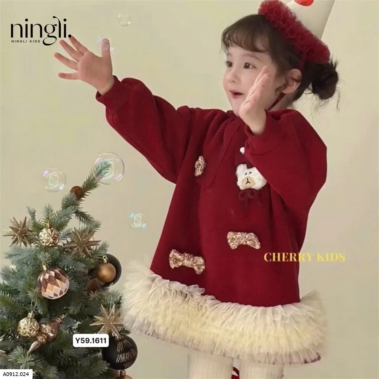 VÁY CHO BÉ HÃNG NINGLI  Giá sỉ 178k