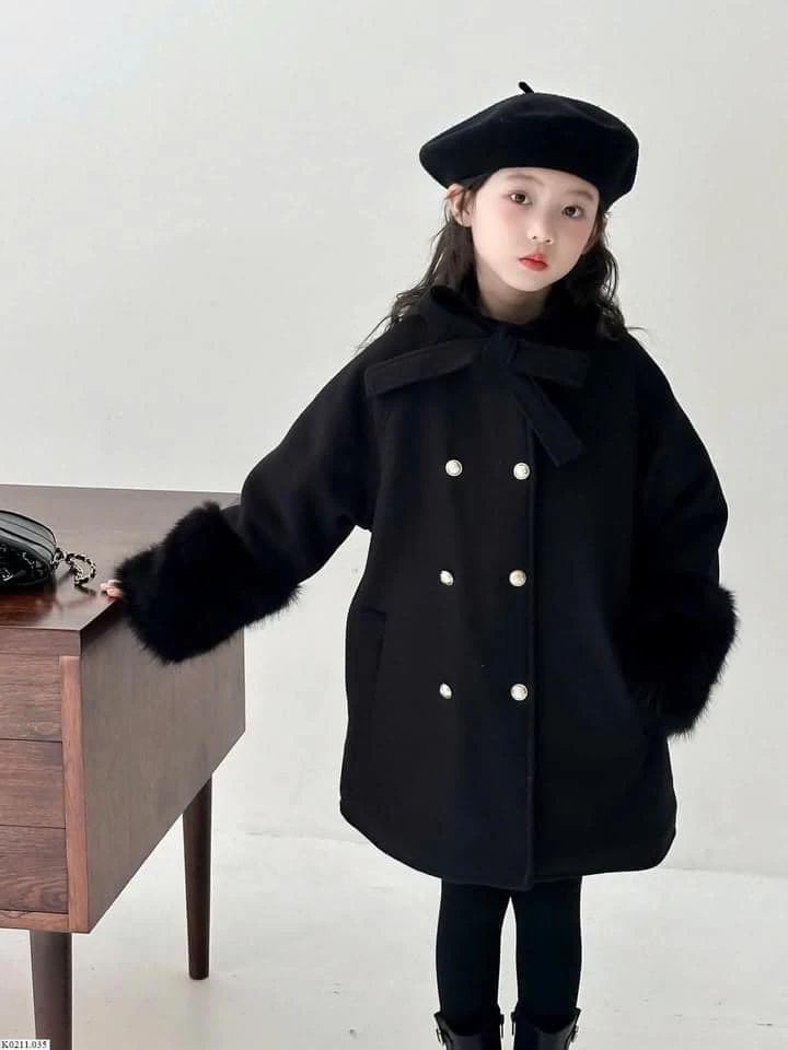 ÁOO KHOÁC DẠ ĐEN NHÀ ZHILI SỈ 265K