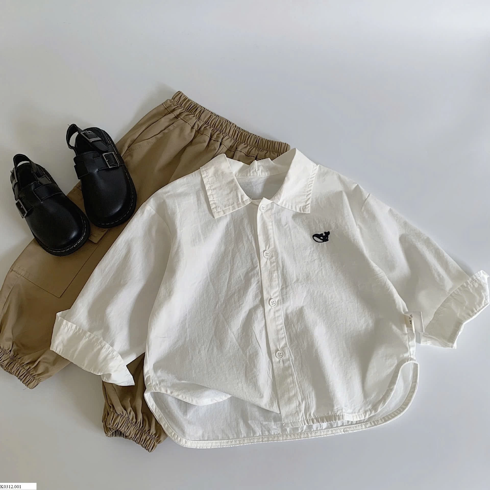 A  ÁO SƠ MI THÊU HÌNH CHO BÉ SỈ 120K