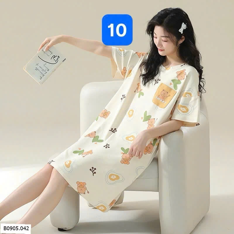 VÁY COTTON MẶC NHÀ Sỉ 130k