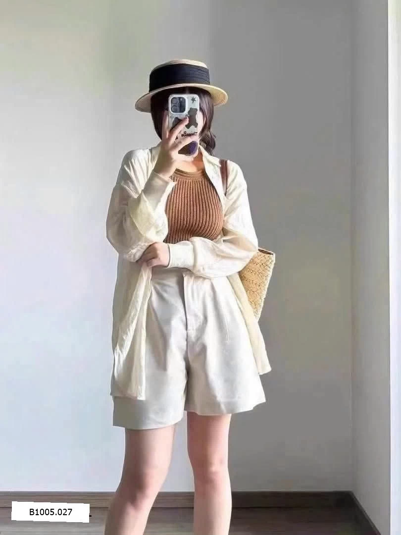  Quần short Tencel cạp cao Sỉ 130k