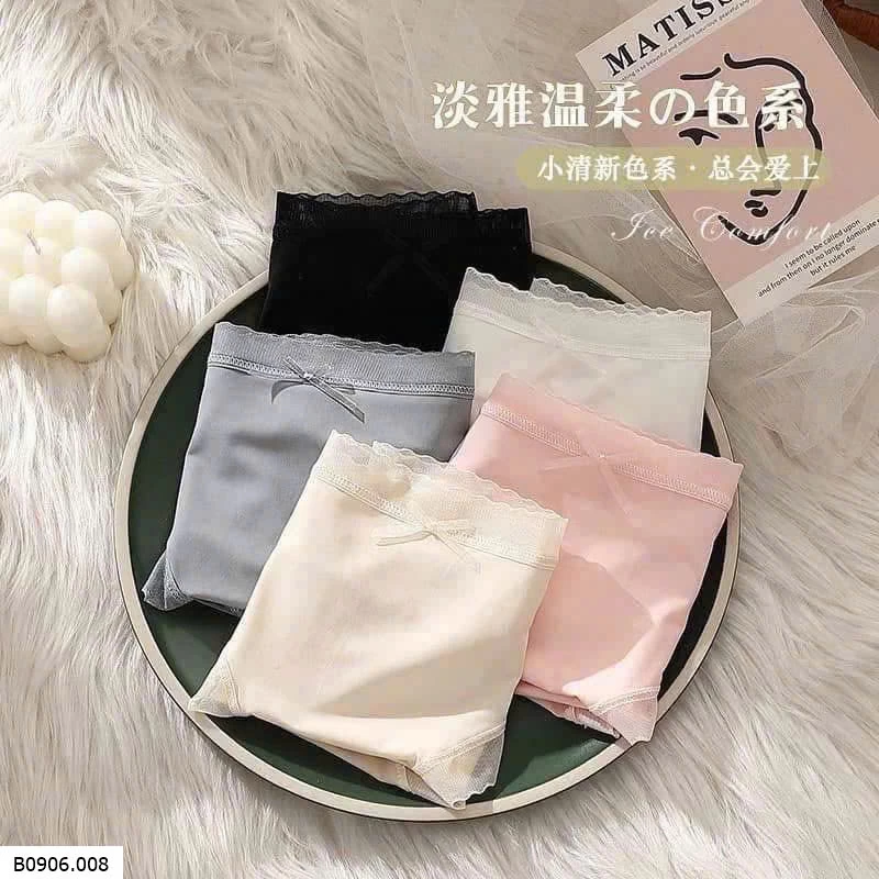 SET 10 QUẦN CHIP NƠ  Sỉ giá 110k/1 set10c mix màu