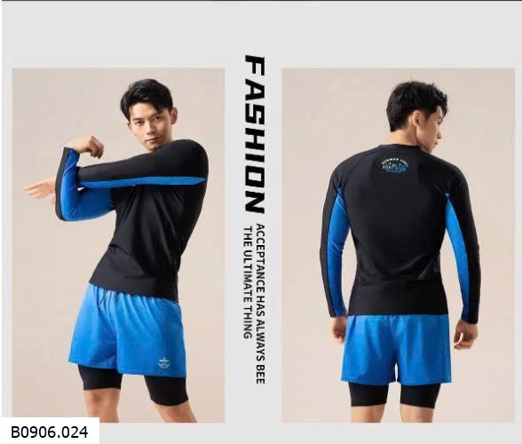 BỘ BƠI DÀI TAY 361 CHO NAM   Sỉ 260k