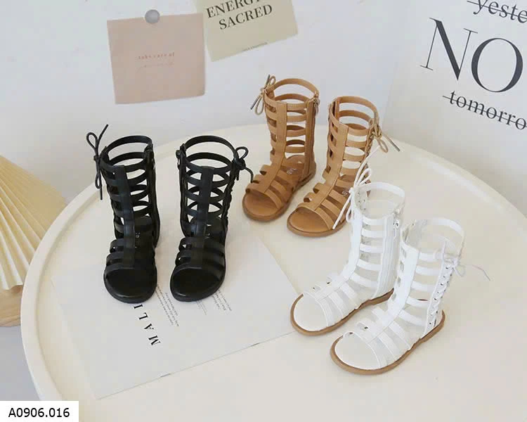 DÉP SANDAL DÂY CỔ CAO    Sỉ giá  sz 21-25: 167k  sz 26-30: 177k  sz 31-35: 187k 
