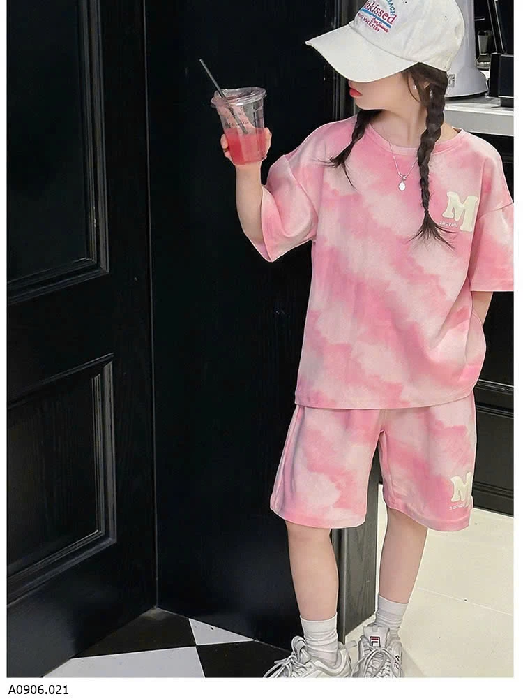 SÉT HỒNG LOANG CHỮ M  Sỉ 187k