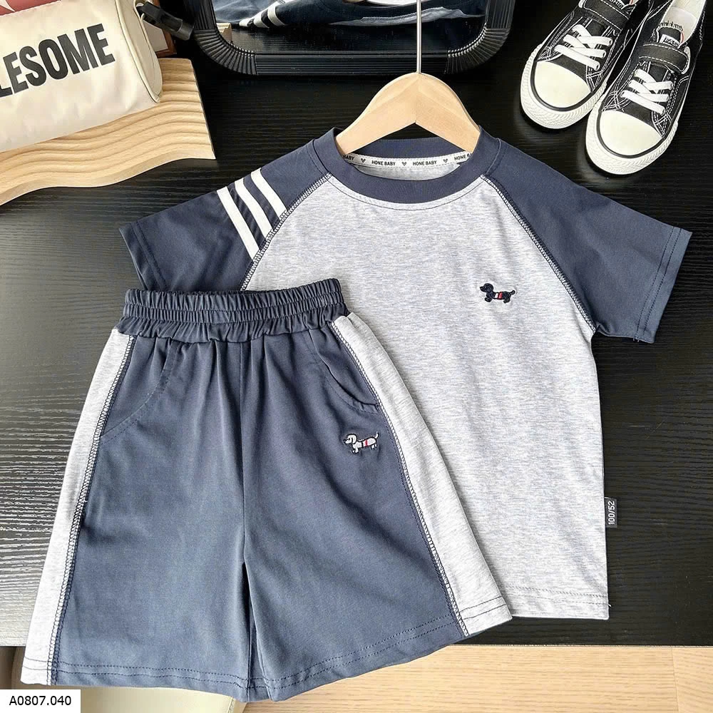 BỘ HÈ CÚN PHỐI MÀU KẺ TAY KACADY Sỉ 125k